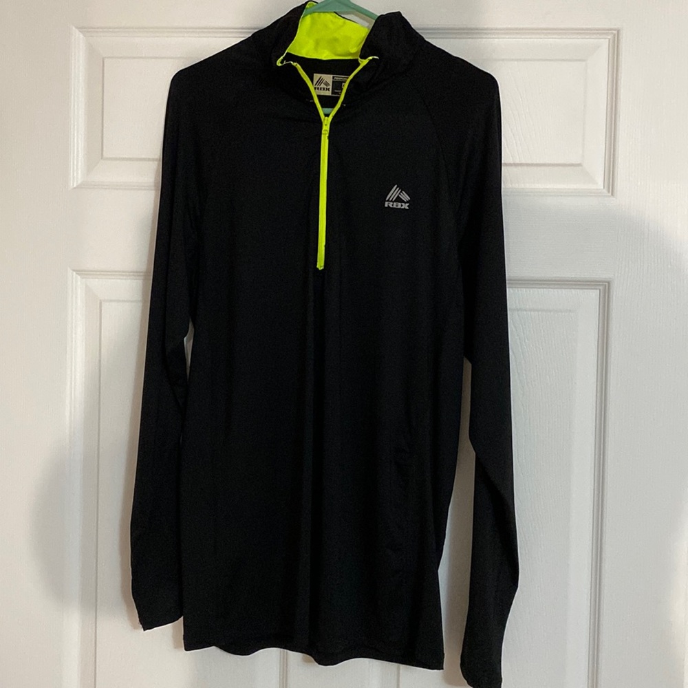 Reebok Black Lightweight Jacket with Neon Accents